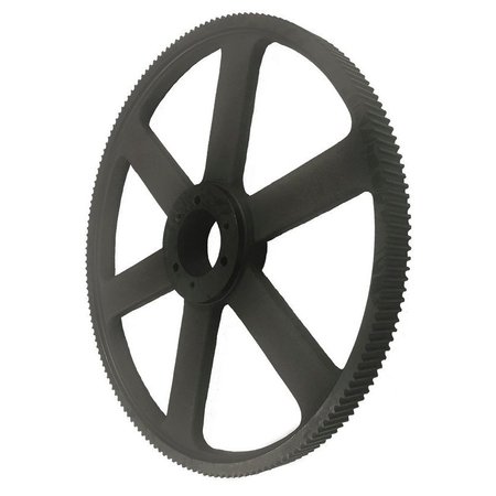 B B Manufacturing QD112-14M-40, Timing Pulley, Cast Iron, Black Oxide,  QD112-14M-40